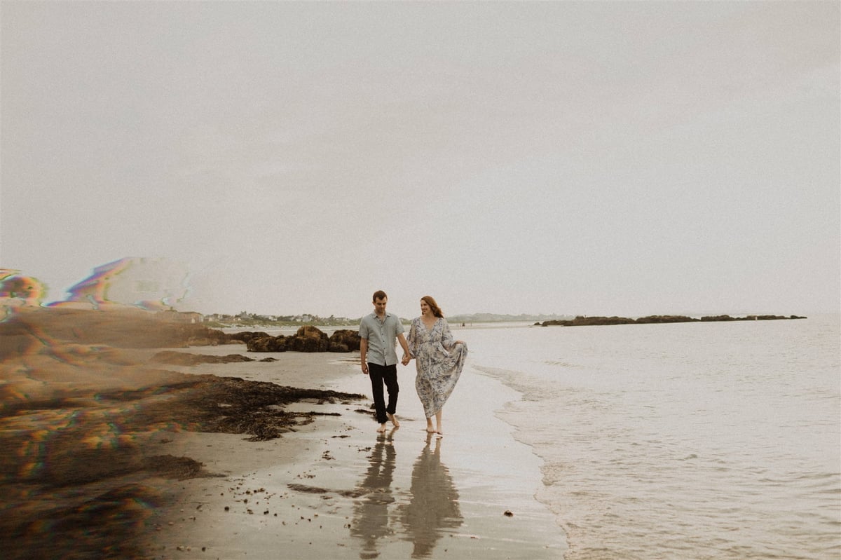 amanda and ryan on beach